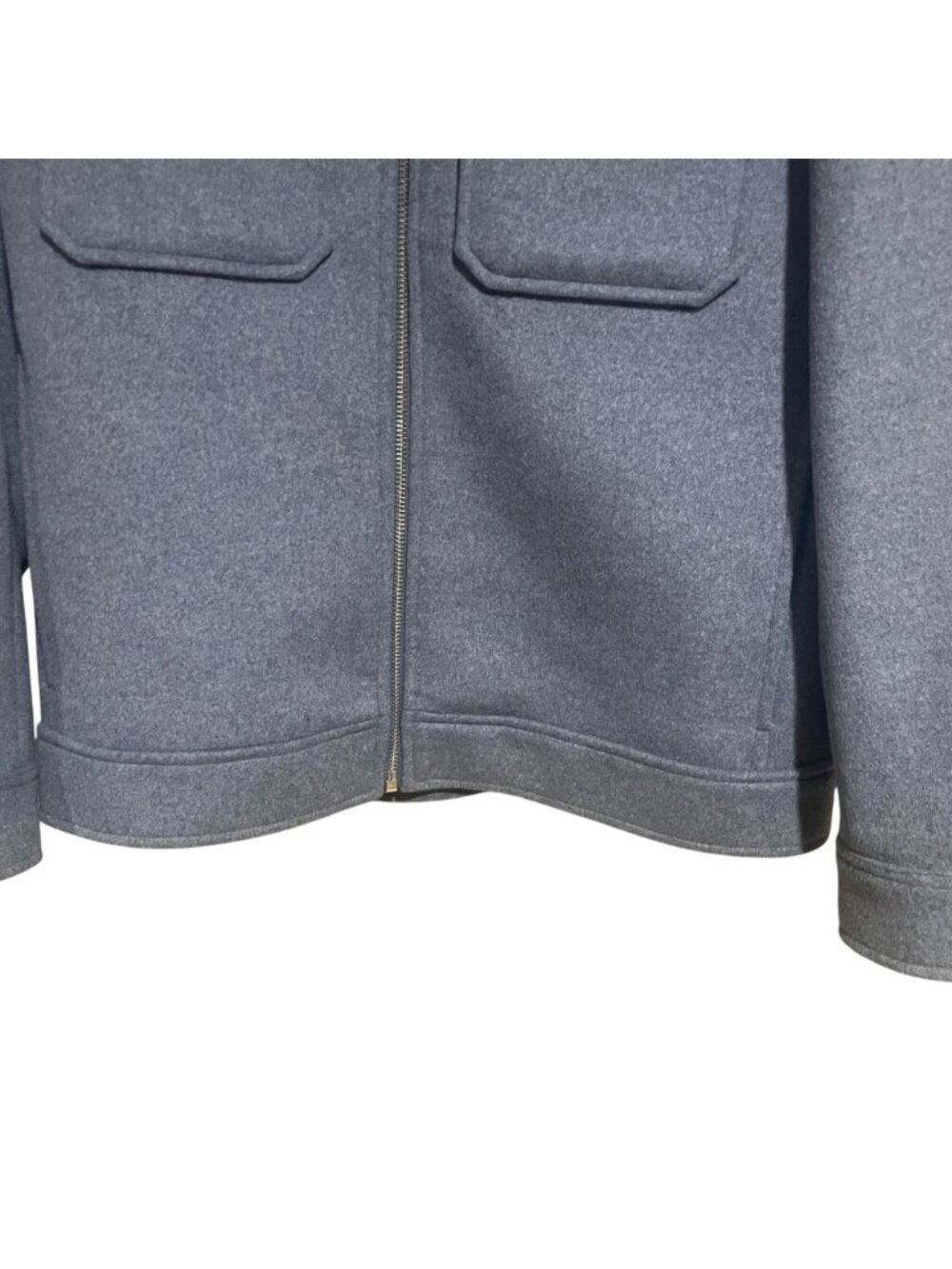 Reiss peridoe zip up trucker jacket in sky blue - Picture 5 of 12
